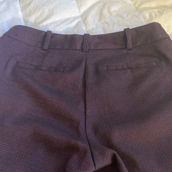 Nwot Wine Color Women’s Ankle Dress Slacks /WORTHINGTON Dress Ankle Slacks. - Picture 11 of 14